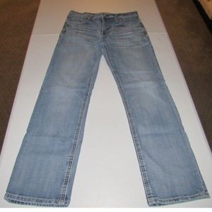 BKE TYLER STRAIGHT DISTRESSED JEANS